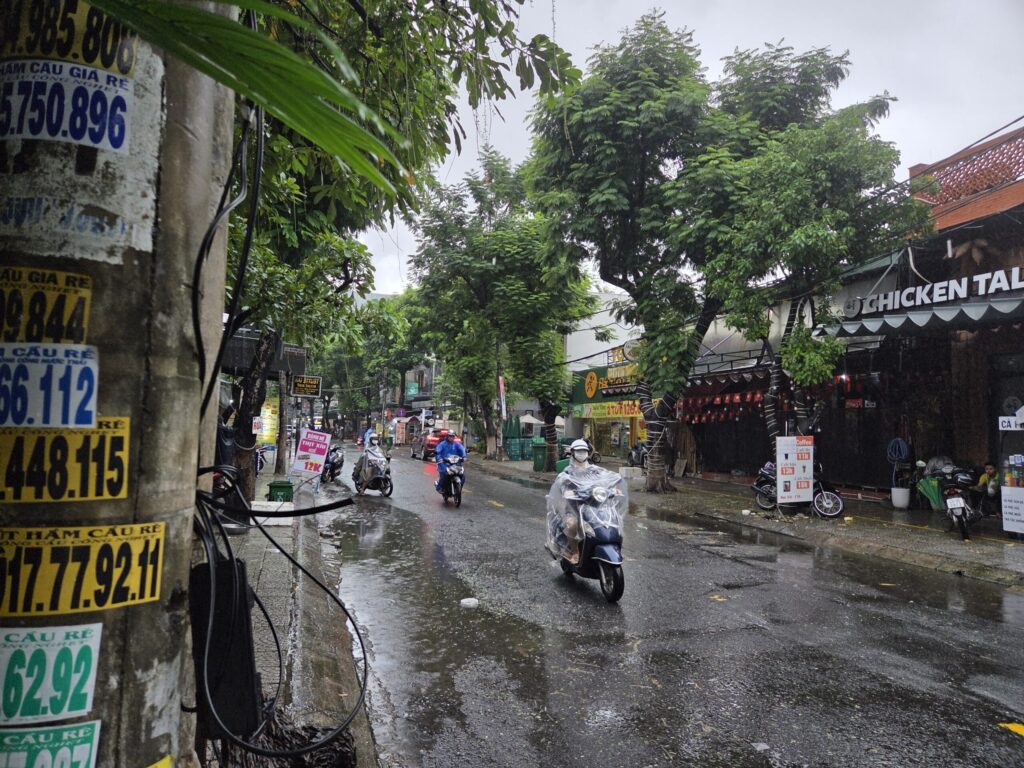 雨季のベトナム（ダナン）はめちゃめちゃ降ります